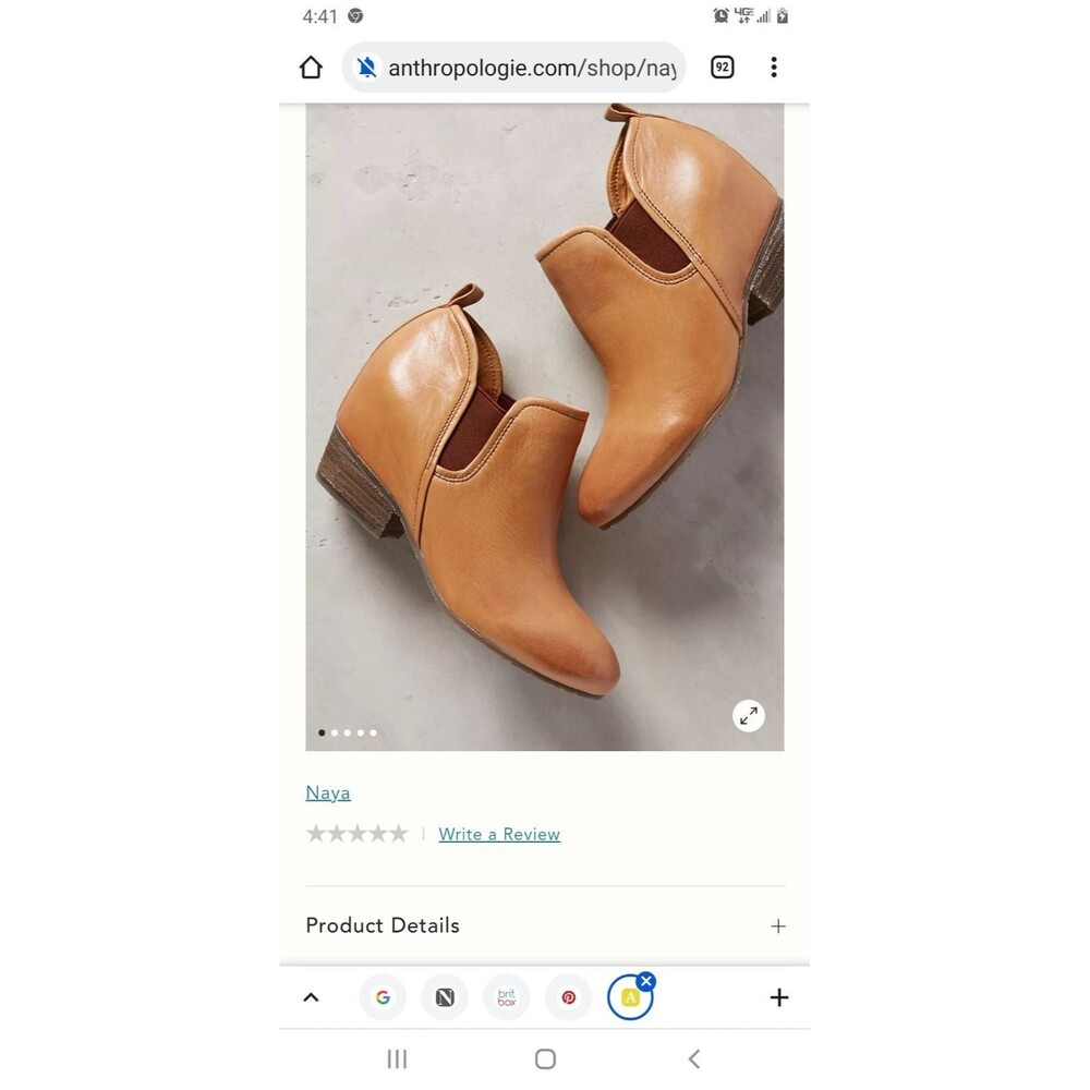 Naya Felix Hidden Wedge Ankle Booties 7W